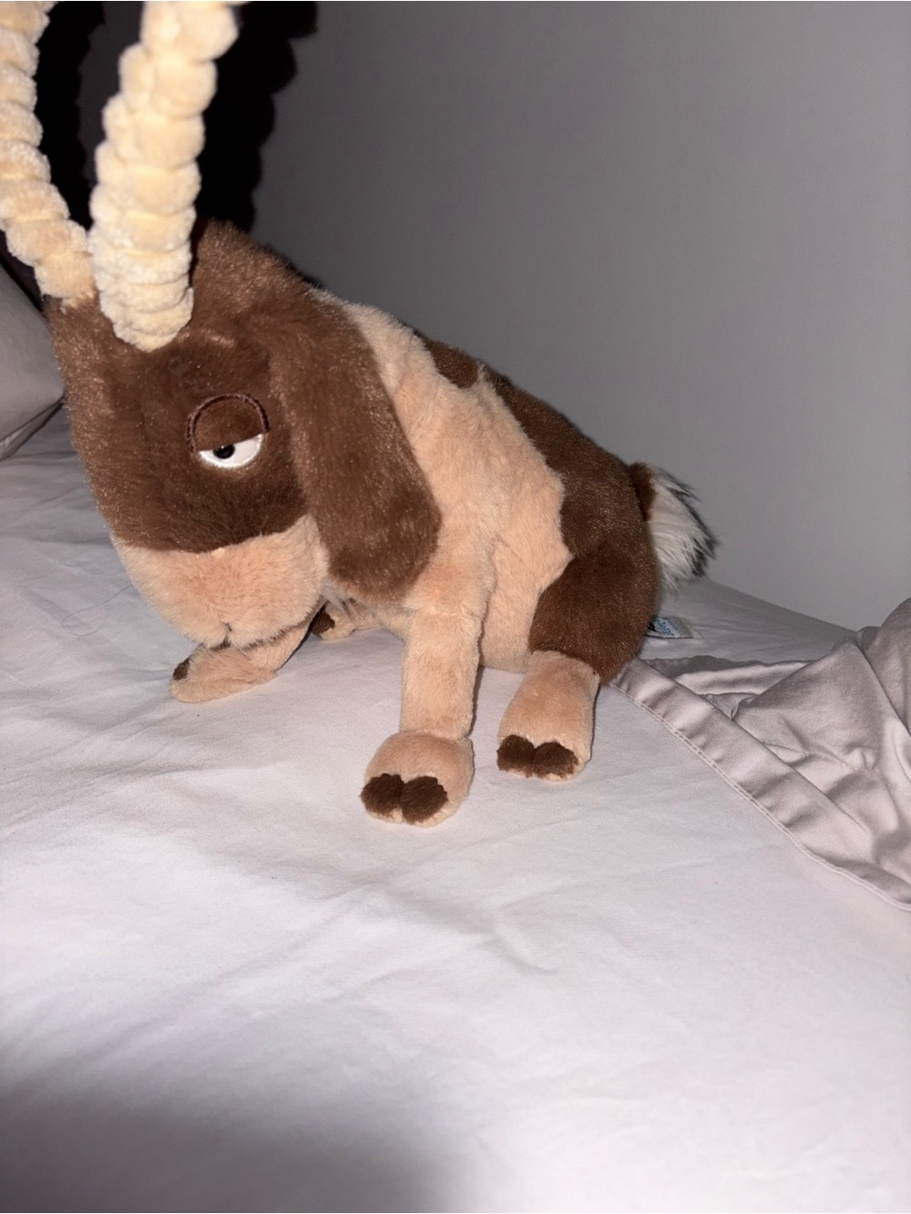 Jellycat Brown and Cream Plush Antelope Accent - Picture 3 of 4